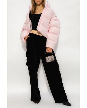 Alexander Wang Down Jacket With Logo - Pink