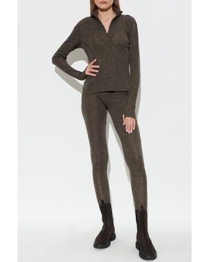 Rethinkit Studios Wool Turtleneck Top - Brown