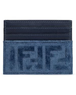 Fendi Card Case - Blue