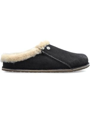 Birkenstock Zermatt Premium Suede Shoes, - Black