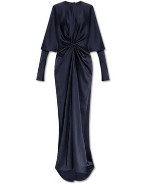 Stella McCartney Dress With A Waist Cut-Out - Blue