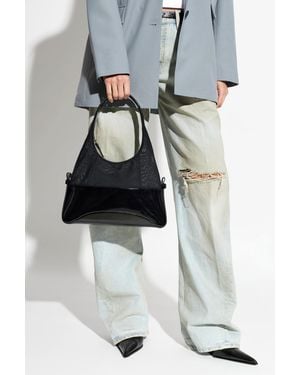 IRO Shoulder Bag 'Tandem Gloss' - Black