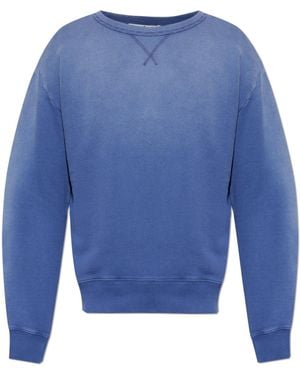 Acne Studios Sweatshirt With Print - Blue