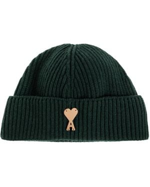 Ami Paris Wool Hat - Green