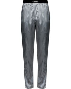 Tom Ford Silk Pyjama Bottoms - Grey