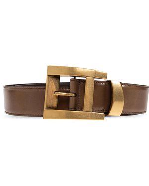Versace Leather Belt - Brown