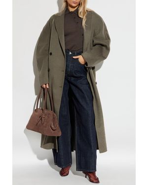 Jacquemus Wool Coat 'D'Homme Curvio' - Green