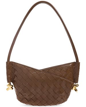 Bottega Veneta Shoulder Bag 'Baby Solstice' - Brown