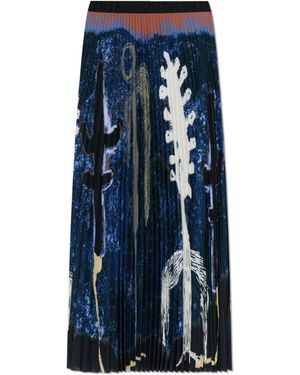 Munthe Pleated Skirt "Taulla" - Blue