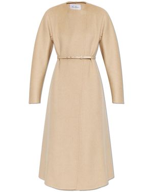 Max Mara Wool Coat "Umico" - Natural