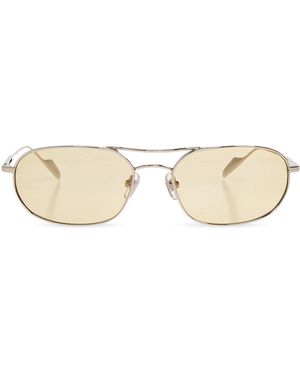 Yohji Yamamoto Elegant Oval Sunglasses - Natural