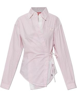 DIESEL Shirt 'C-Delphos-S2' - Pink