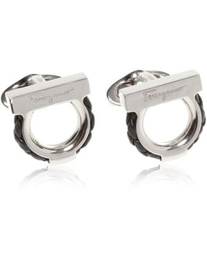 Ferragamo 'Gancini' Cuff Links - Metallic
