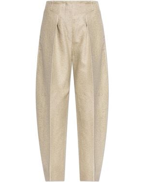 Jacquemus "Ovalo" Trousers - Natural