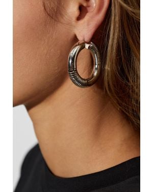 Marni Hoop Earrings - Brown
