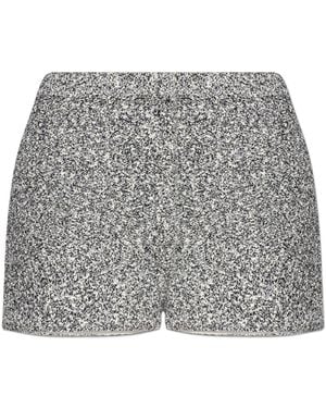 Tory Burch Shorts With An Elastic Waistband - Grey