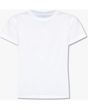 T By Alexander Wang T-Shirt With Logo - White