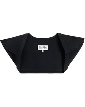 MM6 by Maison Margiela Stiffened Bolero - Black