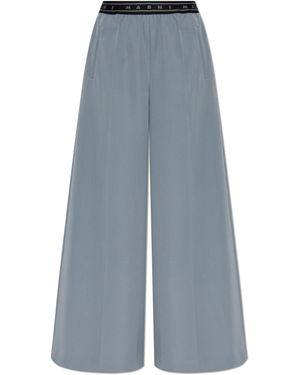 Marni Wool Trousers - Blue