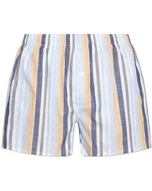 Hanro Boxers With Stripe Pattern - White