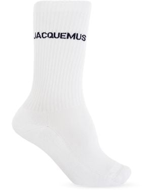 Jacquemus Socks With Logo - White