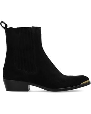 Isabel Marant "Heeled Ankle Boots 'Delano' - Black
