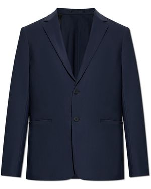 Theory Blazer With Open Lapels - Blue