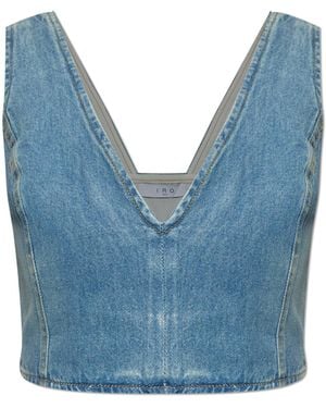 IRO Denim Top 'Illian' - Blue