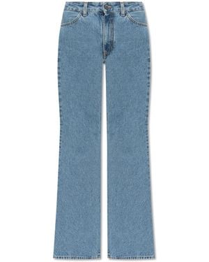 The Attico Jeans With Logo - Blue