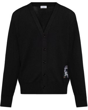 Burberry Wool Cardigan - Black