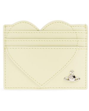 Vivienne Westwood Heart-Shaped Card Holder - Natural