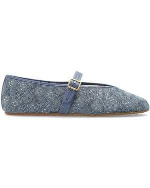 COACH Ballet Flats With Shimmering Sequins - Grey
