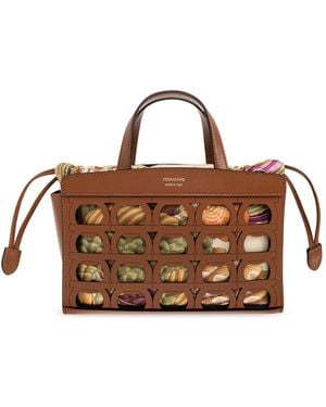 Ferragamo Leather Bag - Brown