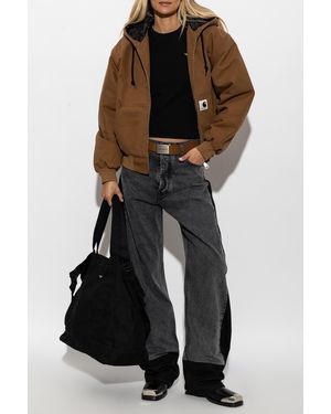 Carhartt Jacket With Logo - Black