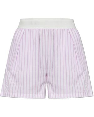 Nike Shorts With Logo - Purple