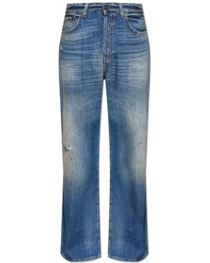 Acne Studios Vintage-Effect Jeans - Blue