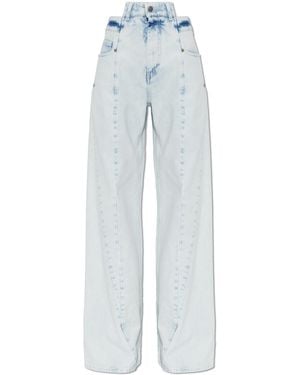 Maison Margiela Wide-Leg Jeans - Blue