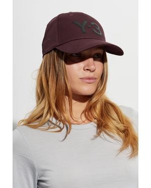 Y-3 Cotton Beanie - Brown