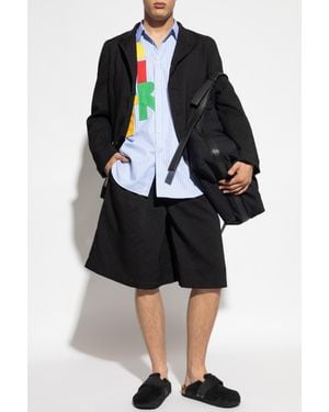 Comme des Garçons Shirt With Stripe Pattern - Black