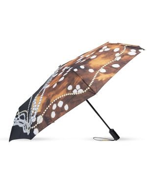 Moschino Umbrella With Logo - Grey