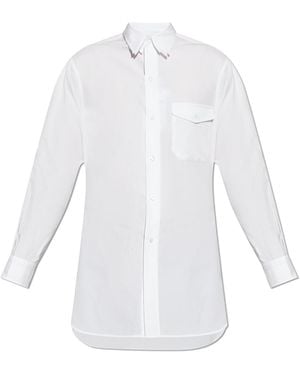 Yohji Yamamoto Shirt With Pocket - White