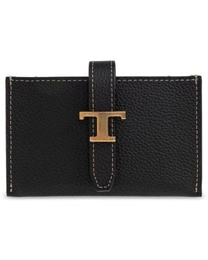 Tod's Leather Wallet - Black