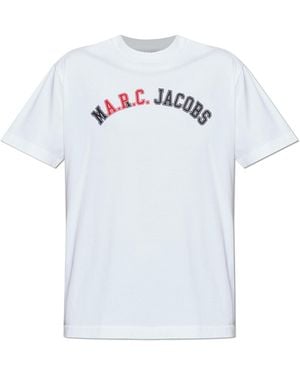 A.P.C. T-shirt With A Printed Logo, - Blue