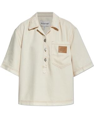 Munthe Top "Phor" - White