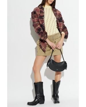 IRO Short Skirt 'Inoa' - Natural