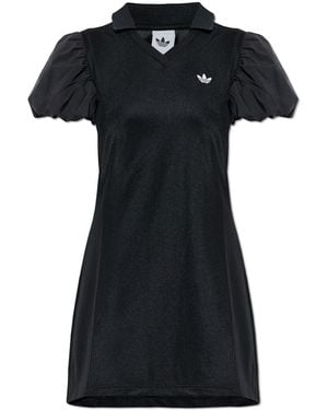 adidas Originals Dress With Puff Sleeves - Black