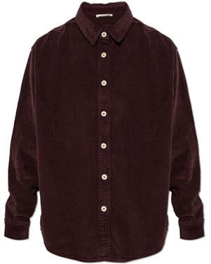 American Vintage Corduroy Shirt - Red