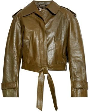 Marni Leather Jacket - Green