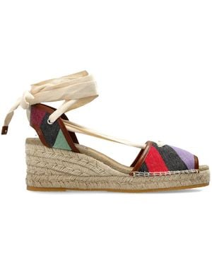 Versace Wedge Sandals 'Lola' - Multicolour