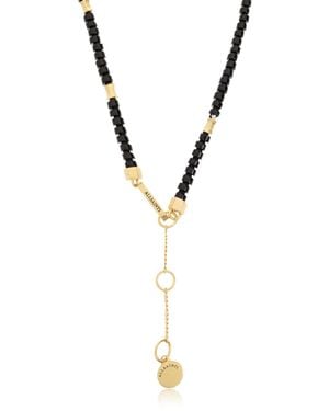 AllSaints Necklace With Natural Stones - Metallic